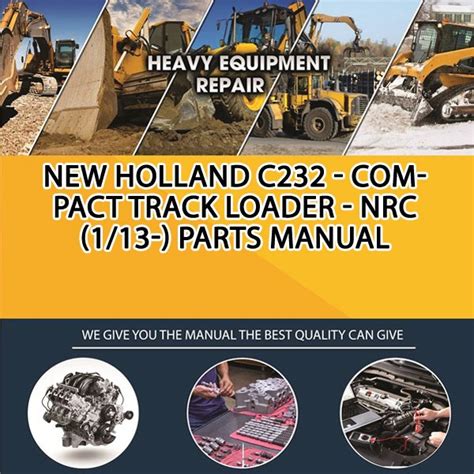 new holland c232 skid steer parts|new holland c232 owners manual.